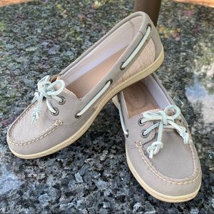 Light Gray Sperry Top-Siders Size 6M